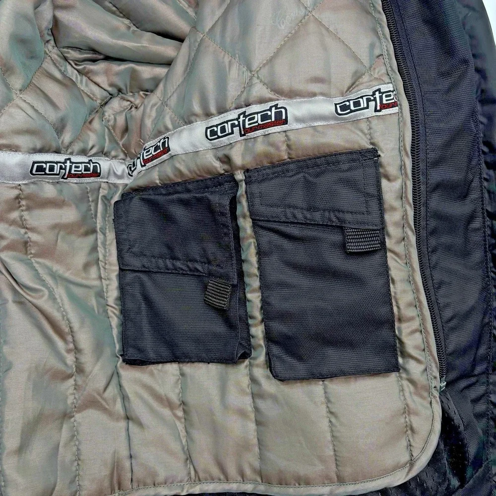 Cortech Women's LRX 2 Motorcycle Jacket Black Size Medium with Removable Liner